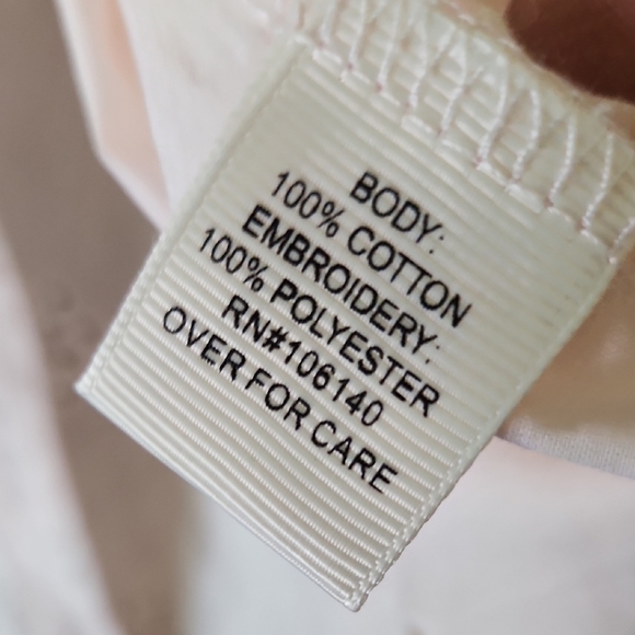 Ultra Pink Light Pink Eyelet Button-Up Blouse - Picture 5 of 7